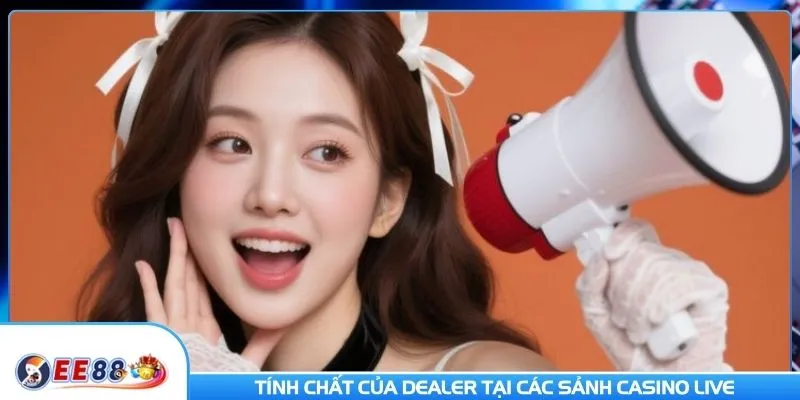 Tính chất của dealer tại các sảnh casino live